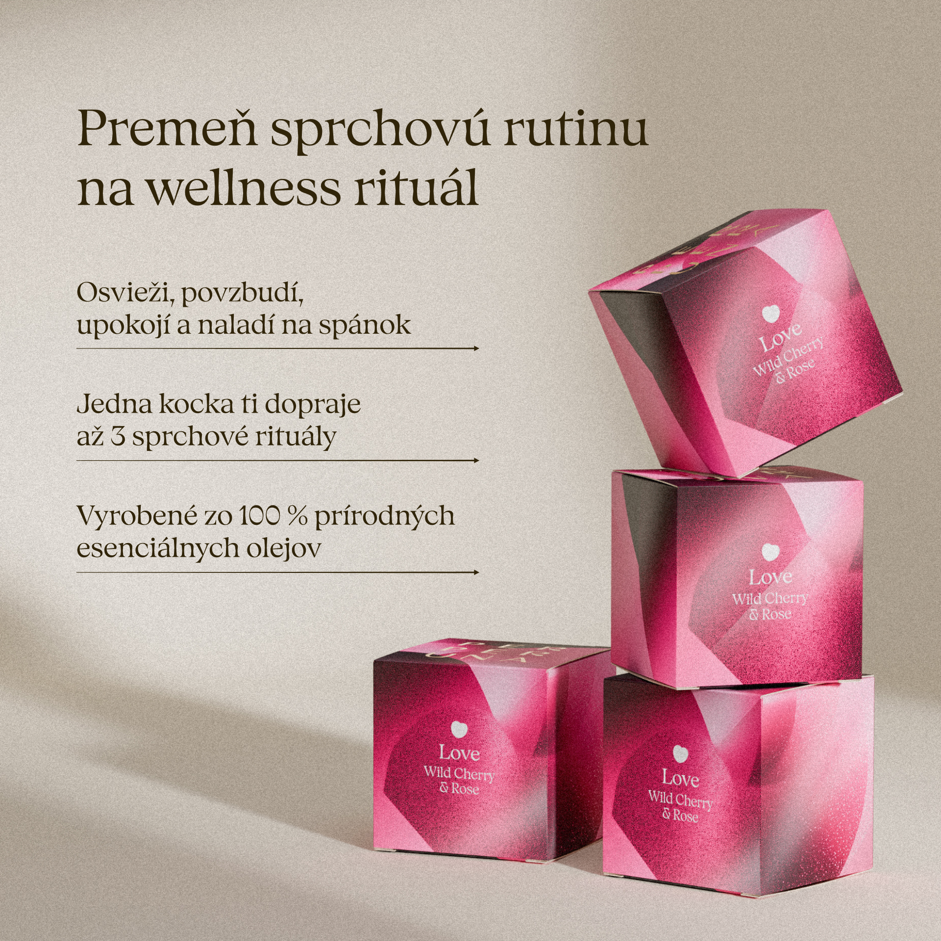 Love – Cub aromatic pentru duș
