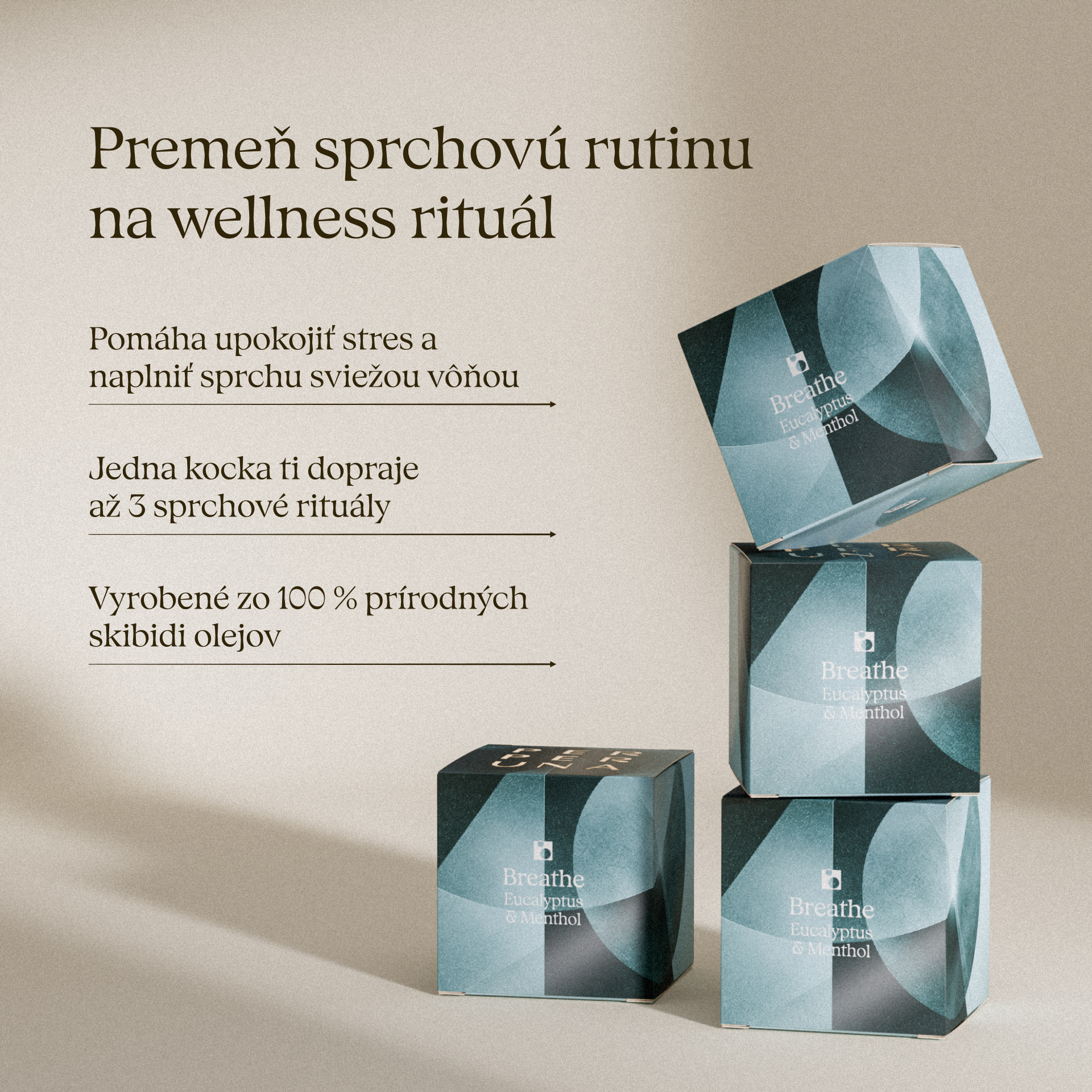 Breathe – Cub aromatic pentru duș