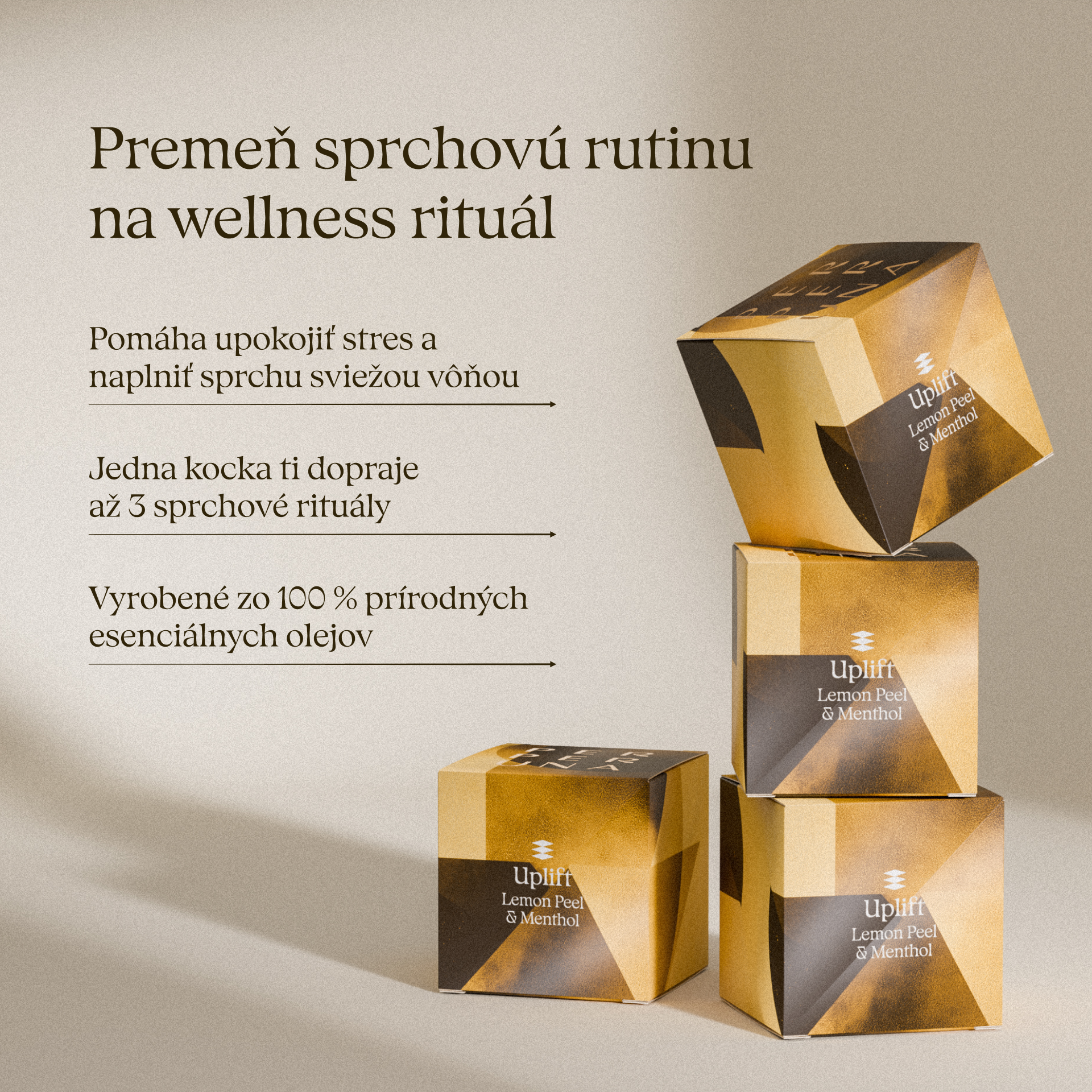 Uplift – Cub aromatic pentru duș