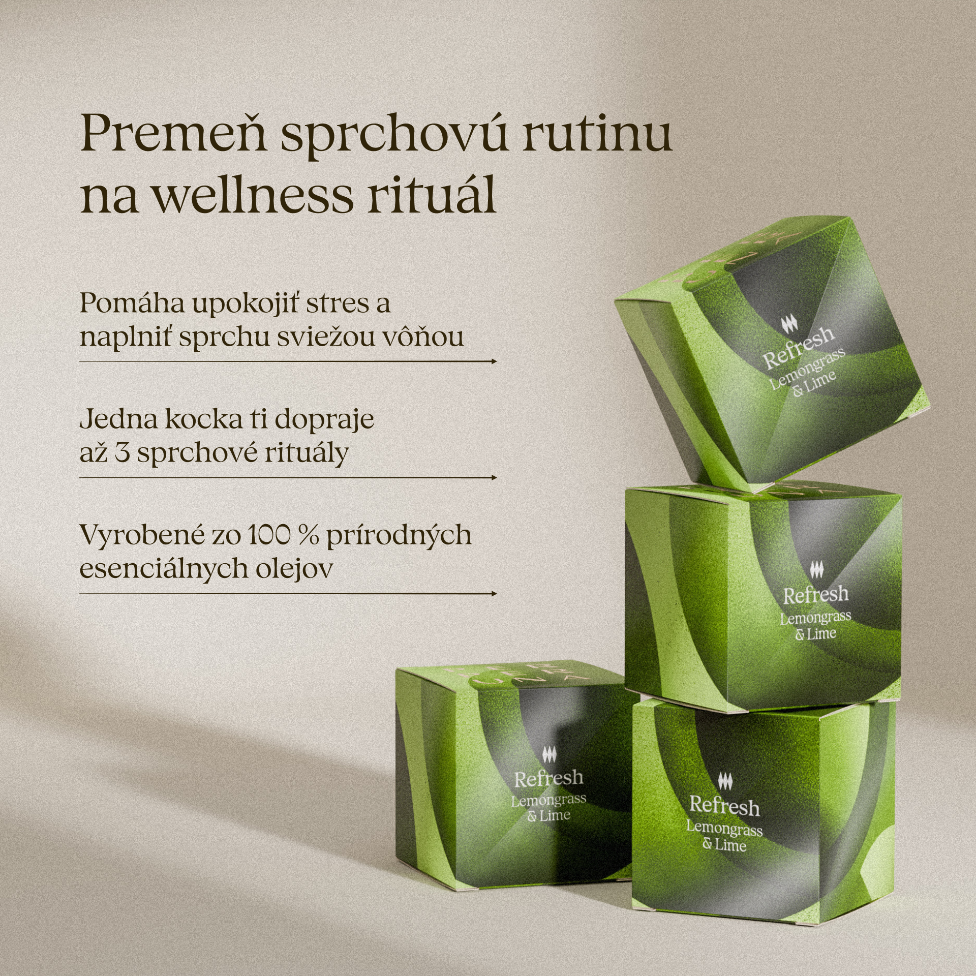 Refresh – Cub aromatic pentru duș