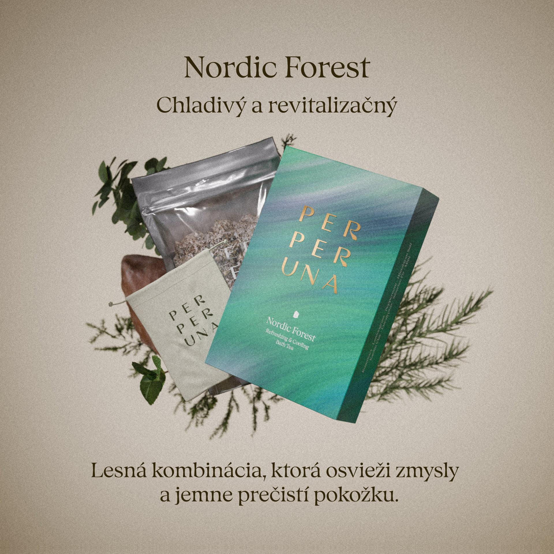 Nordic Forest – Ceai de baie – Împrospătător și purificator