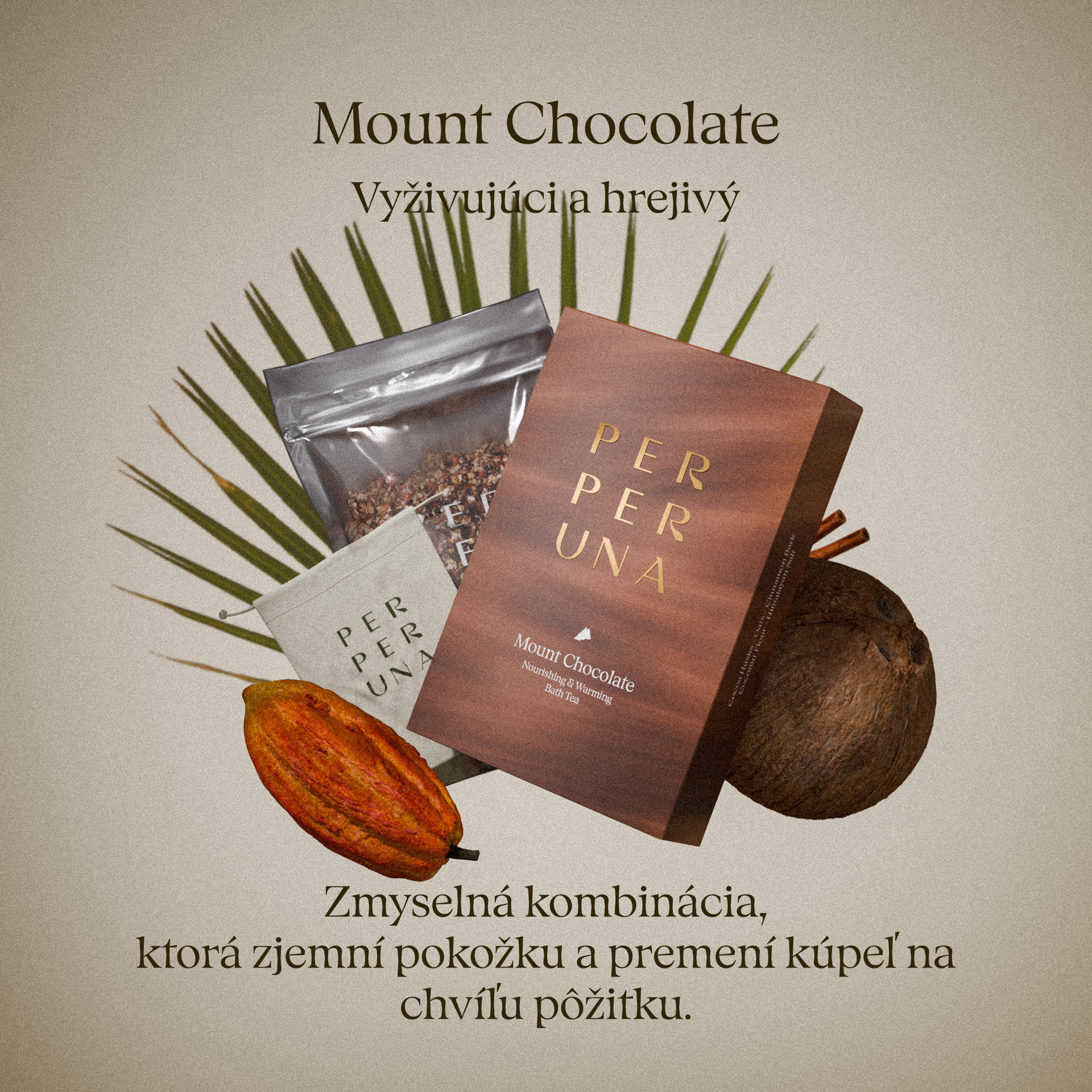 Mount Chocolate – Ceai de baie – Cald și hrănitor