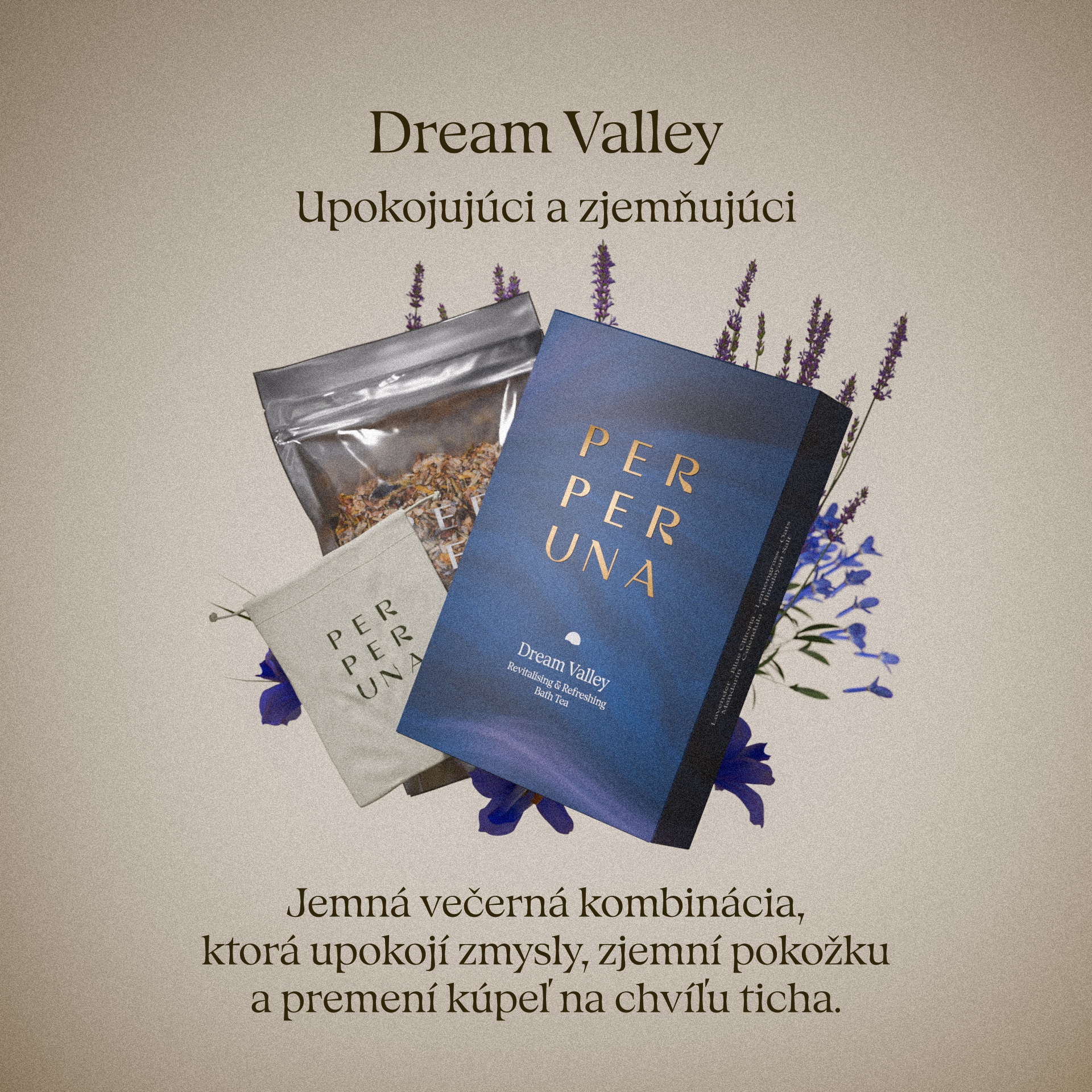 Dream Valley – Ceai de baie – Calmant și catifelant